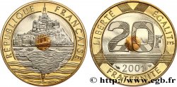 20 francs Mont Saint-Michel, BE (Belle Épreuve) 2001 Pessac F.403/17 var.