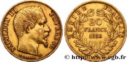 20 francs or Napoléon III, tête nue 1858 Strasbourg F.531/14