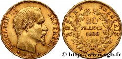20 francs or Napoléon III, tête nue 1860 Strasbourg F.531/20