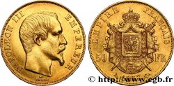 50 francs or Napoléon III, tête nue 1857 Paris F.547/4