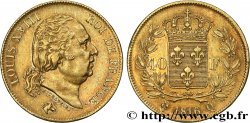 40 francs or Louis XVIII 1816 Perpignan F.542/4