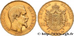50 francs or Napoléon III, tête nue 1859 Paris F.547/7