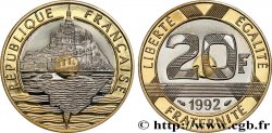 20 francs Mont Saint-Michel, Belle Épreuve 1992 Pessac F.403/2 var.