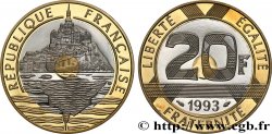 20 francs Mont Saint-Michel, Belle Épreuve 1993 Pessac F.403/7 var.