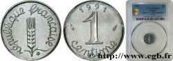 1 centime Épi, frappe monnaie 1991 Pessac F.106/48