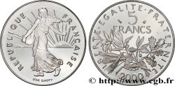 5 francs Semeuse, nickel, BE (Belle Épreuve) 2000 Pessac F.341/36 var.