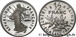 1/2 franc Semeuse, BE (Belle Épreuve) 2000 Pessac F.198/43 var.