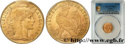10 francs or Coq 1908 Paris F.509/9