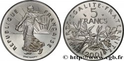 5 francs Semeuse, nickel, BE (Belle Épreuve) 2001 Pessac F.341/37 var.