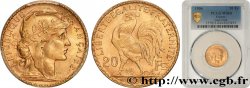20 francs or Coq, Dieu protège la France 1906 Paris F.534/11