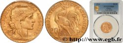 20 francs or Coq, Liberté Égalité Fraternité 1914 Paris F.535/8