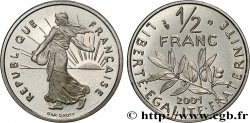 1/2 franc Semeuse, BE (Belle Épreuve) 2001 Pessac F.198/44 var.