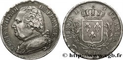 5 francs Louis XVIII, buste habillé 1814 Limoges F.308/6