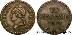 Un centime Dupré, IIe République 1848 Paris F.101/1