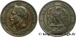 Dix centimes Napoléon III, tête laurée 1862 Bordeaux F.134/9