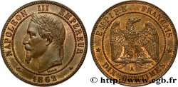 Dix centimes Napoléon III, tête laurée 1862 Paris F.134/7