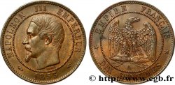 Dix centimes Napoléon III, tête nue 1853 Paris F.133/2