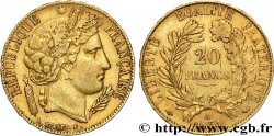 20 francs or Cérès 1851 Paris F.529/4 MBC 