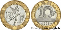 10 francs Génie de la Bastille, (BU) Brillant Universel, frappe médaille 1993 Pessac F.375/10