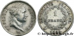 1 franc Napoléon Ier tête laurée, République française 1808 Paris F.204/2