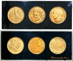 Boîte de trois essais de 20 centimes, Rousseau, Baron et Dieudonné 1961 Paris GEM.55 2