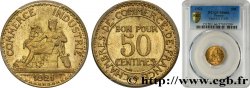 50 centimes Chambres de Commerce 1921 Paris F.191/3