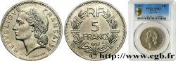5 francs Lavrillier, nickel 1937  F.336/6