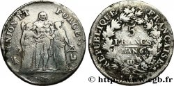 5 francs Union et Force, Union serré, avec glands intérieurs et gland extérieur 1798 Paris F.288/33