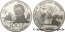 Belle Épreuve 100 francs Dumont d’Urville/otarie 1992  F.1619 1
