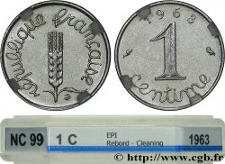 1 centime Épi, avec rebord 1963 Paris F.106/7