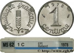 1 centime Épi, avec rebord 1978 Pessac F.106/34