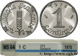 1 centime Épi, avec rebord 1978 Pessac F.106/34