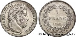 1 franc Louis-Philippe, couronne de chêne 1848 Paris F.210/113