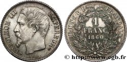 1 franc Napoléon III, tête nue, différent abeille 1860 Paris F.214/15