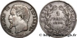 1 franc Napoléon III, tête nue 1860 Strasbourg F.214/19