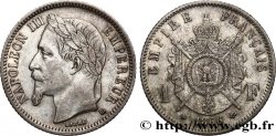 1 franc Napoléon III, tête laurée 1866 Strasbourg F.215/4