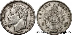 1 franc Napoléon III, tête laurée 1867 Paris F.215/6