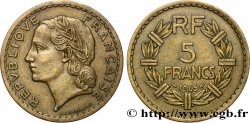 5 francs Lavrillier, bronze-aluminium 1945  F.337/5