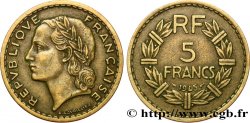 5 francs Lavrillier, bronze-aluminium 1945  F.337/5