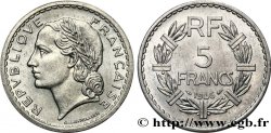 5 francs Lavrillier, aluminium 1946 Beaumont-Le-Roger F.339/7