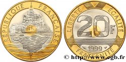 20 francs Mont Saint-Michel, BE (Belle Épreuve) 1999 Pessac F.403/15 var.