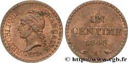 Un centime Dupré, IIe République 1848 Paris F.101/1