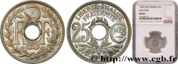 Essai de 25 centimes Lindauer, maillechort 1938 Paris F.172/1