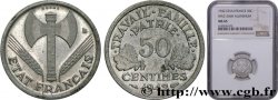 Essai de 50 centimes Francisque, lourde 1942 Paris F.195/1 FDC65 NGC