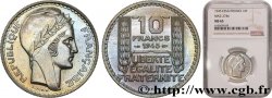 Essai de 10 francs Turin, grosse tête, rameaux longs 1945 Paris F.361/1 MS65 NGC