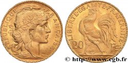 20 francs or Coq, Liberté Égalité Fraternité 1907 Paris F.535/1 VZ+ 
