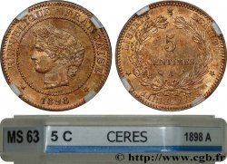 5 centimes Cérès 1898 Paris F.118/41
