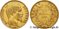 20 francs or Napoléon III, tête nue 1855 Lyon F.531/7