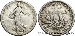 50 centimes Semeuse 1906 Paris F.190/13