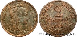 2 centimes Daniel-Dupuis 1908 Paris F.110/11